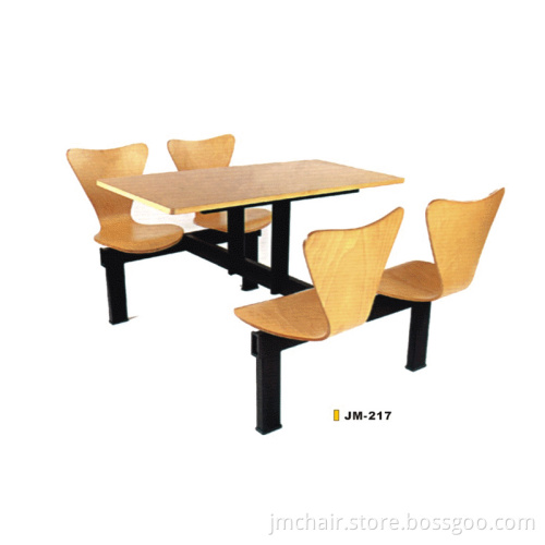 Wooden Snack Desk and Chair (JM-217)